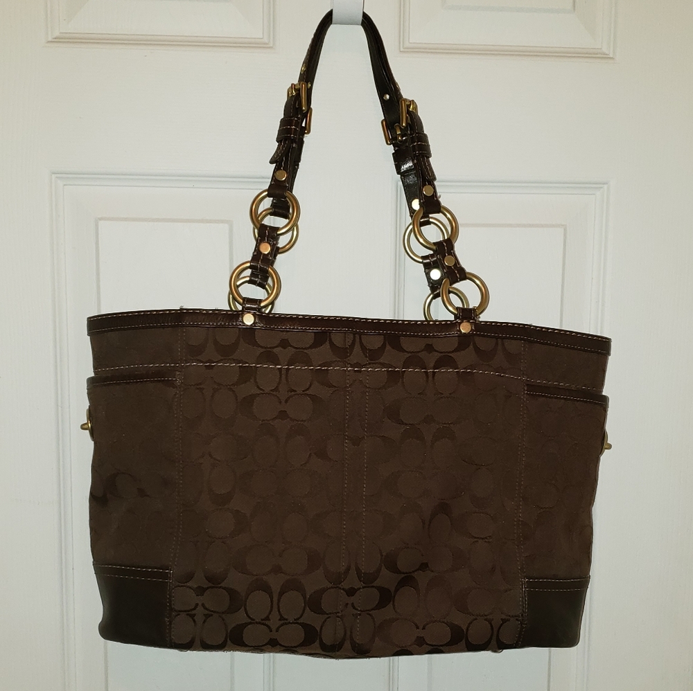 Coach Signature Tote Bag